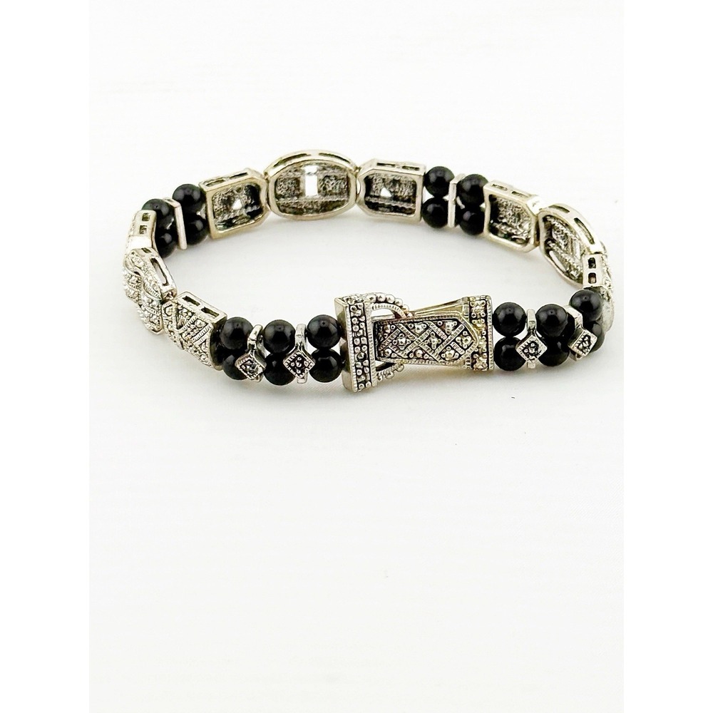 Vintage 2002 Premier Designs Operetta Bracelet With Magnetic Clasp. 7"